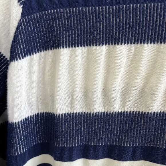 EUC Harvey Faircloth Cotton Blend striped Light Seeater Sz 6 USA Made - Picture 4 of 8